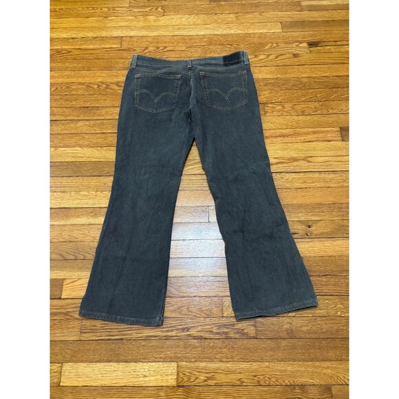 Vintage Levi's 518 Superlow Bootcut Jeans Womens Juniors 11 Short Gray Denim Y2K - Picture 4 of 4